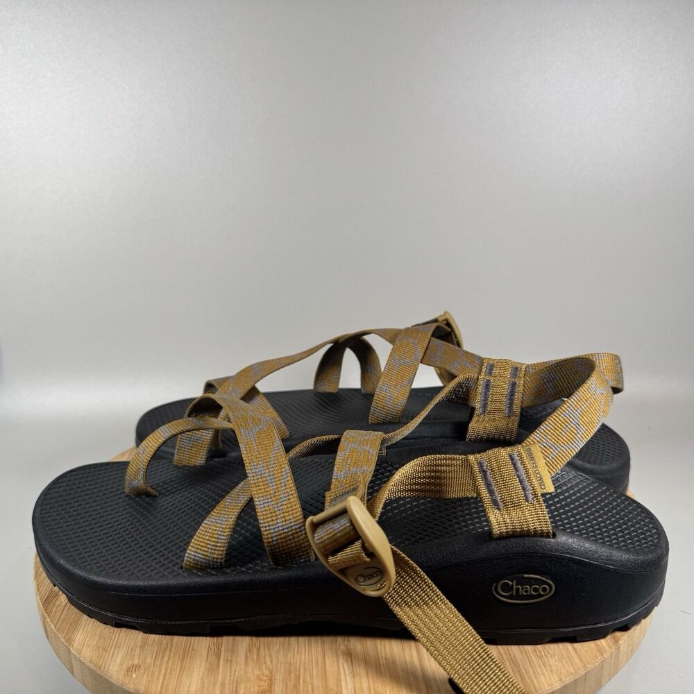 Chaco Z Cloud 2 Mens 13 Strappy Sport Water Sandals Black Brown NEW - Picture 3 of 7